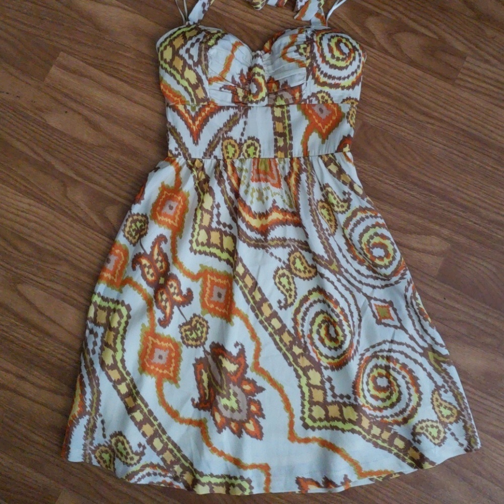 NEW GUESS MULTICOLOR DRESS SZ 2 - Picture 7 of 8